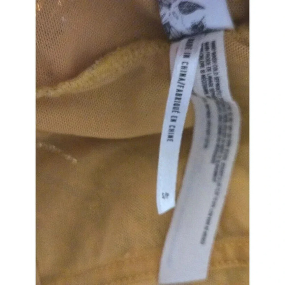 Free People Intimately Everyday Lace Bralette yellow Size S - Picture 6 of 6